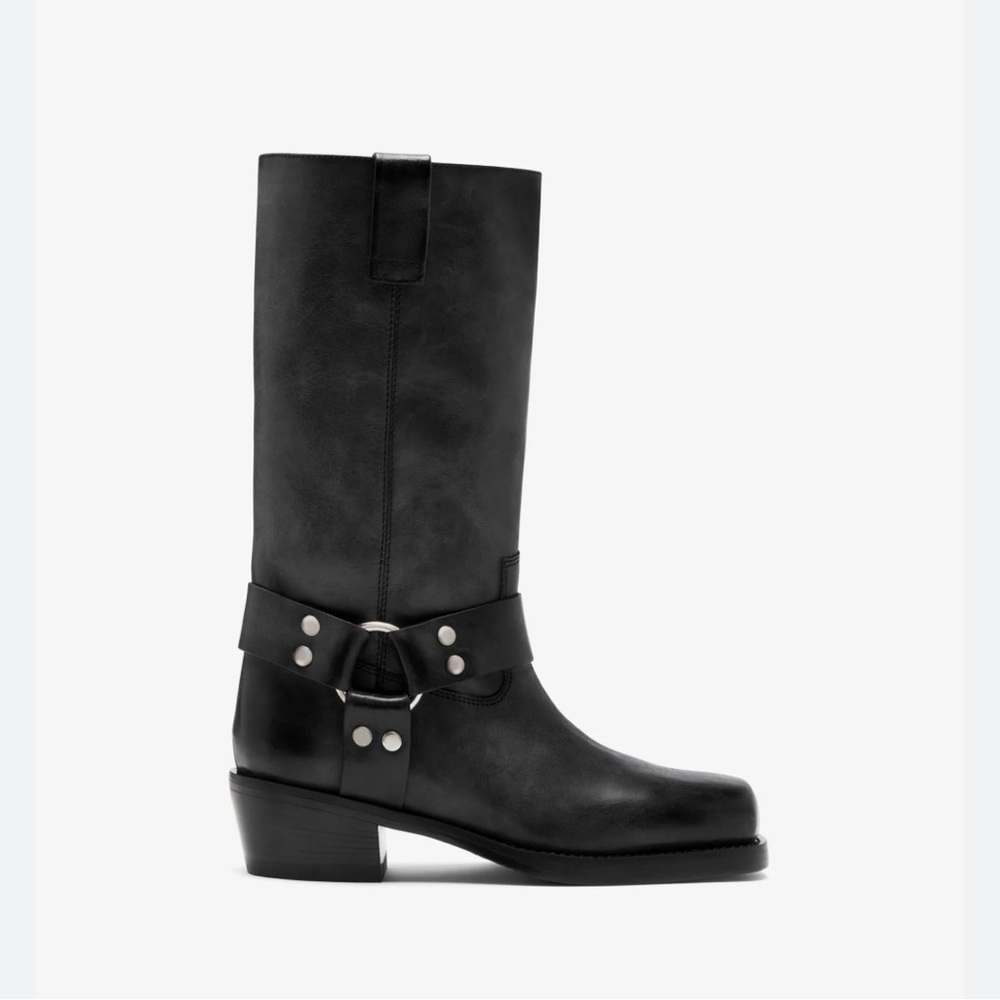 Paris Texas Roxy Boot Black Nappa Leather